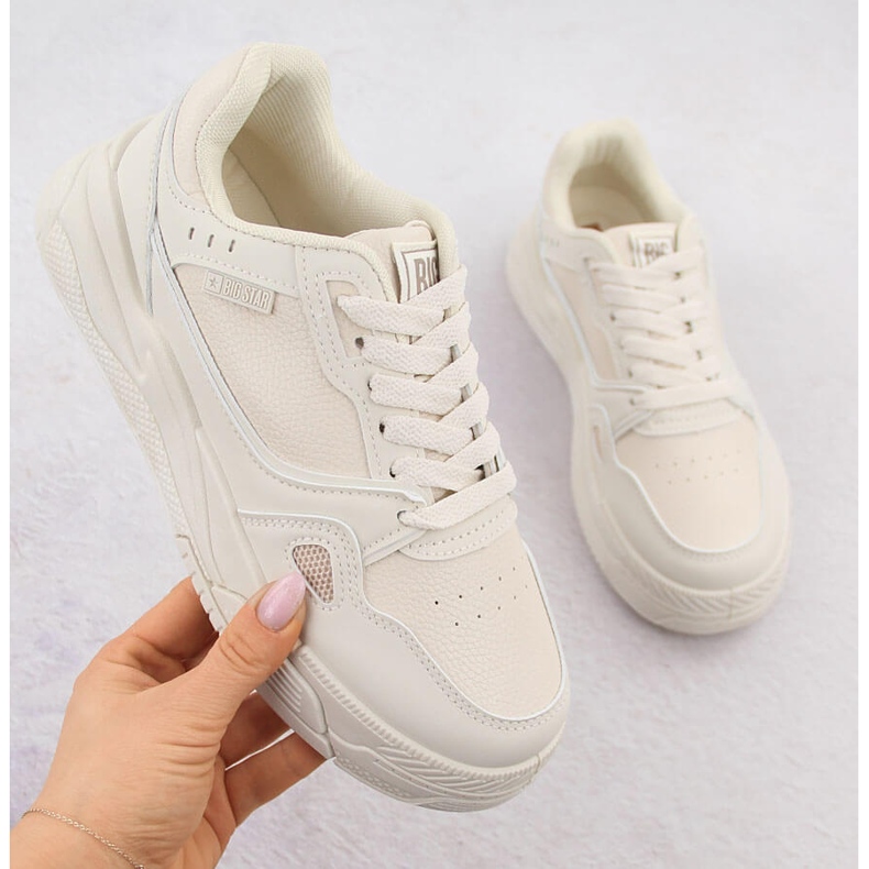 Scarpe sportive beige Big Star NN274668 1