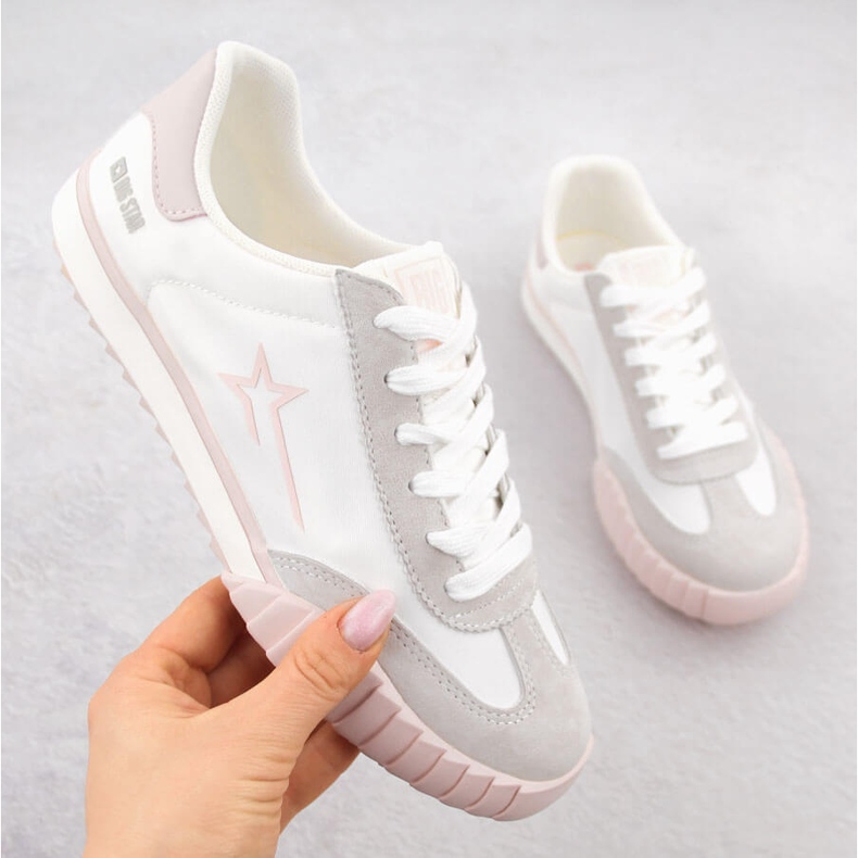 Scarpe sportive bianche Big Star NN274868 bianca 1