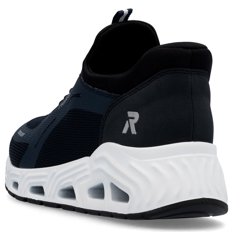 Scarpe sportive femminili blu blu navy Rieker N5257-14 1