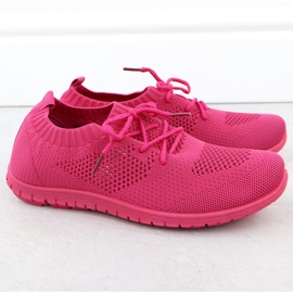 Scarpe sportive da donna Openwork Fuchsja News 1020 rosa 2