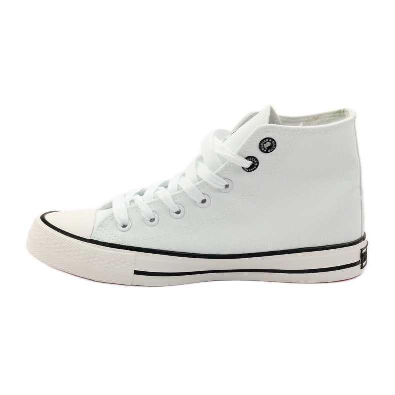Sneakers allacciate Big Star 274017 bianca rosso 2