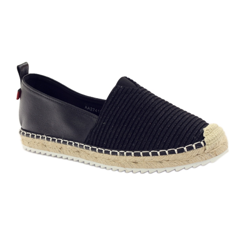 Ballerine espadrillas Big star 274196 nero marrone 1