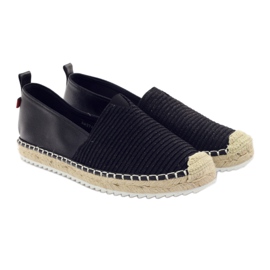 Ballerine espadrillas Big star 274196 nero marrone 4