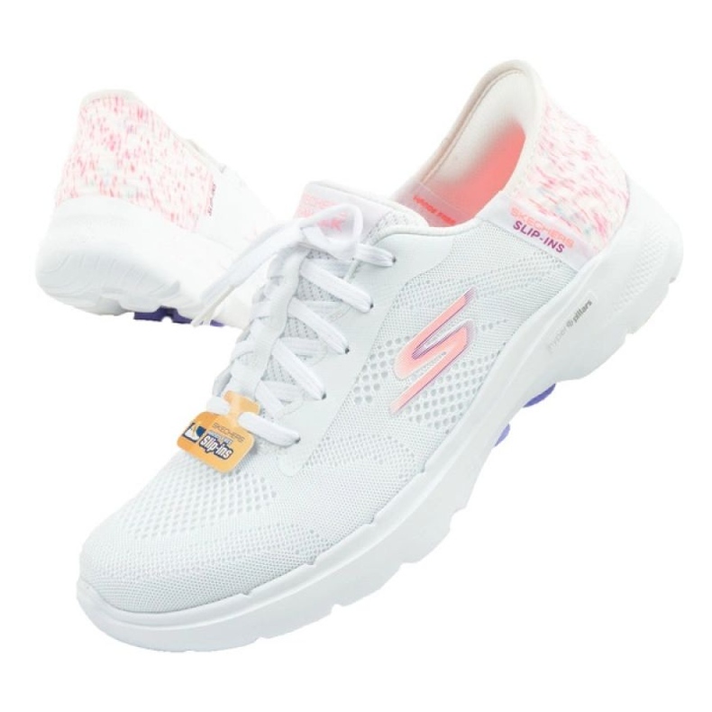 Skechers Schechers Go Walk 6 124627/WMLT Scarpe bianca 1