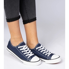 Sneaker femminili classiche della Marina blu 1