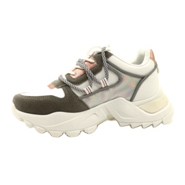News Scarpe sportive femminili sneaker 21SP26-3973 Bianco 6