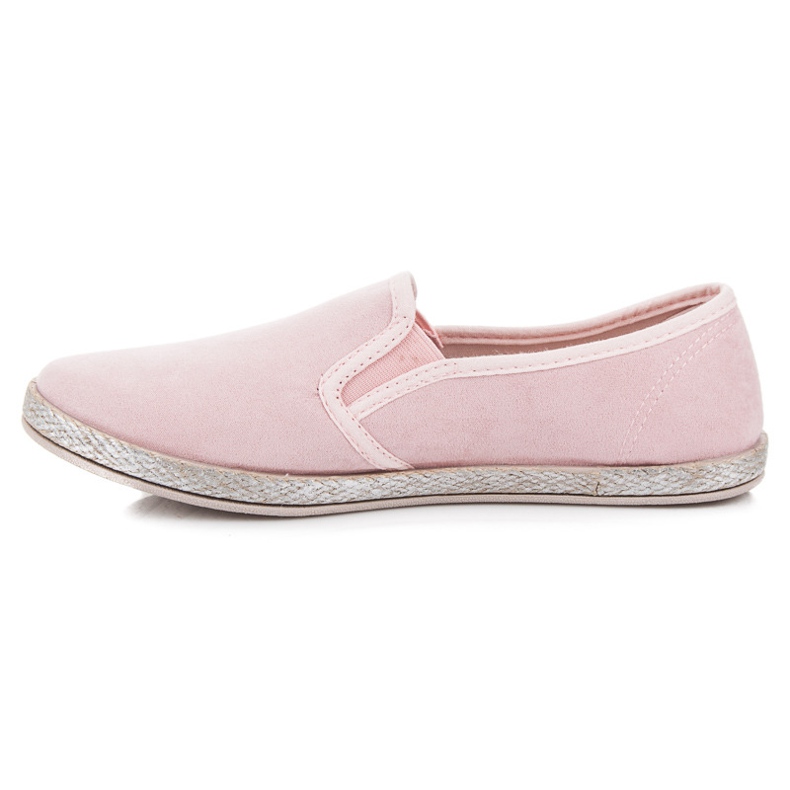 Mckeylor Le espadrillas in camoscio si infilano rosa 1
