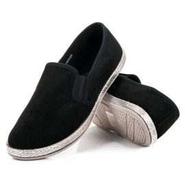 Mckeylor Espadrillas in camoscio Slip On nero 2