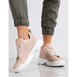 Kylie Sneakers leggere traforate rosa 1