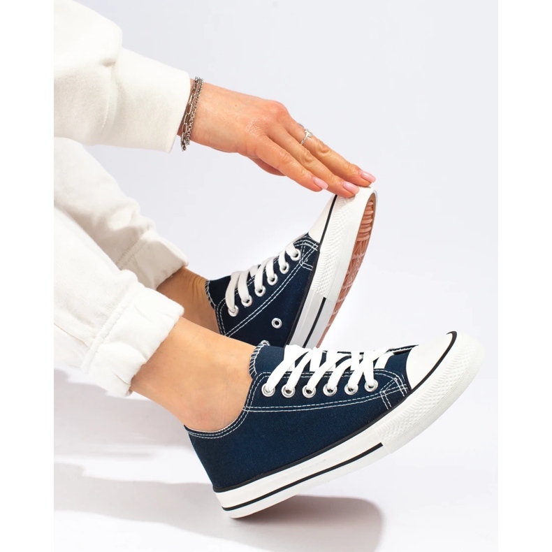 J. Star Classiche scarpe da ginnastica blu scuro 2