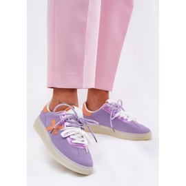 Scarpe sportive per viola da donna bassa 2