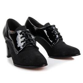Scarpe laccate Vinceza nero 1
