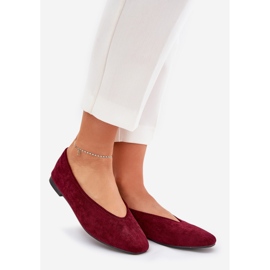 Ballerina classica Eco Burord rosso 1