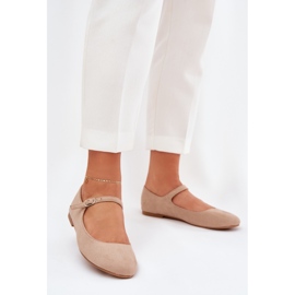 Ballerinas con beige eco -cintura 2