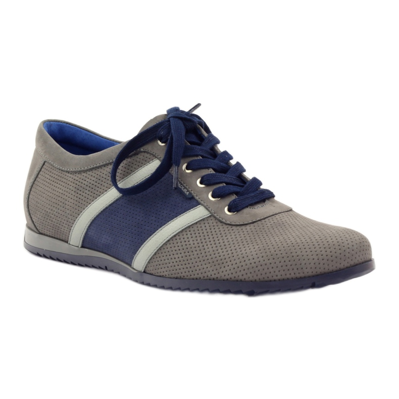 Scarpe sportive grigie Badura 3360 grigio blu navy 1