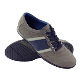 Scarpe sportive grigie Badura 3360 grigio blu navy 3