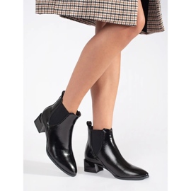 Eleganti stivaletti Chelsea di Sergio Leone nero 2