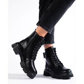 Borse da donna nere realizzate in pelle ecologica nero 2