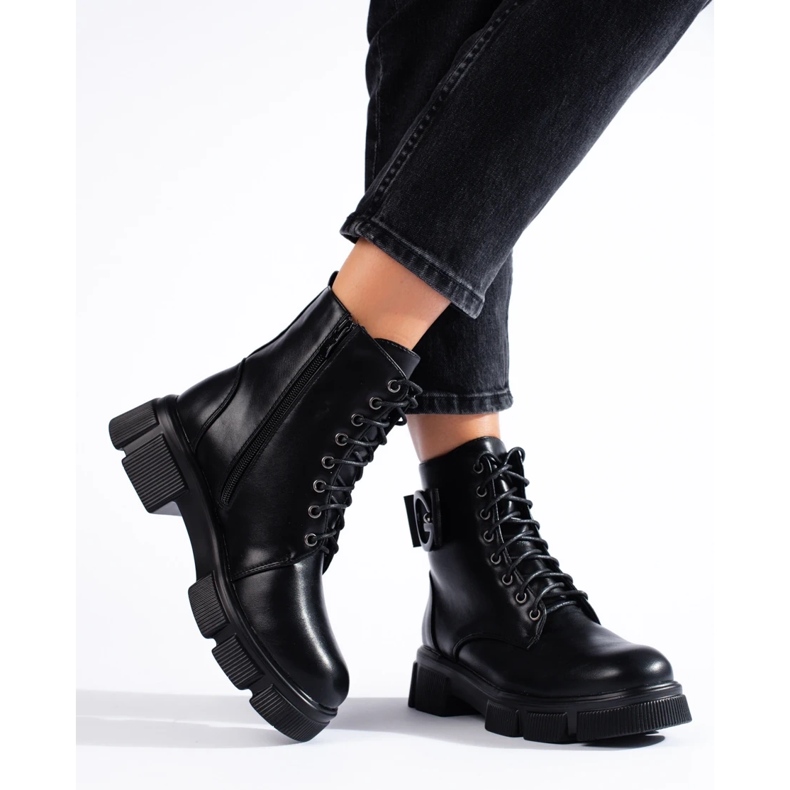 Borse da donna nere realizzate in pelle ecologica nero 2
