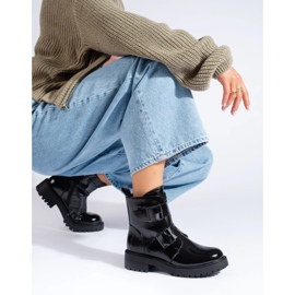 Borsette da donna nere con fibbie nero 2
