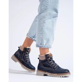 Stivali blu navy da donna 2