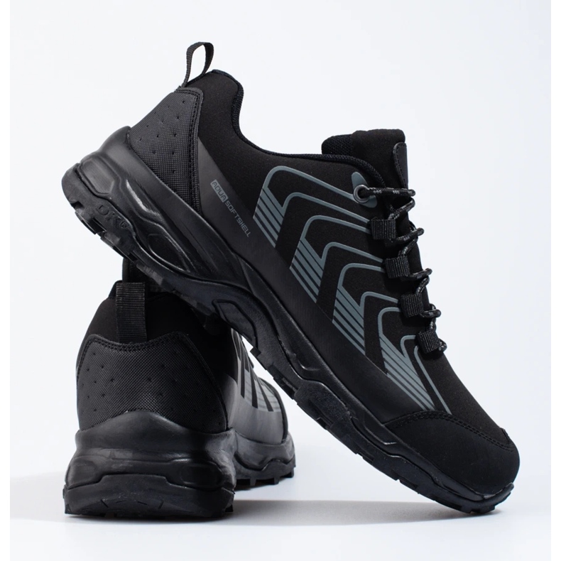 Scarpe da trekking da uomo Dk Softshell nere nero 1