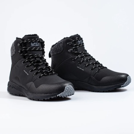 Scarpe da trekking alte da uomo Dk, isolate nere nero 1