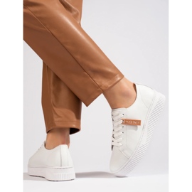 Vinceza Classiche scarpe da ginnastica bianche di Vincez bianco 2
