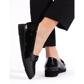 Goodin Signori neri da donna eleganti nero 2