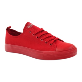 Sneakers allacciate American Club LH06 rosso 1