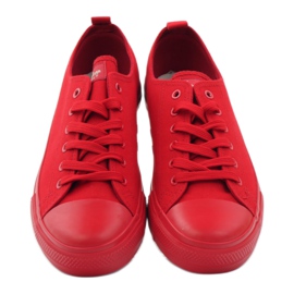 Sneakers allacciate American Club LH06 rosso 4