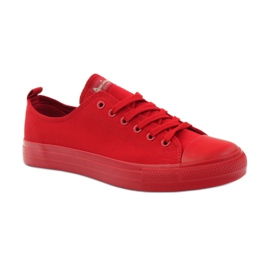 American Club Sneakers rosse americane rosso 1