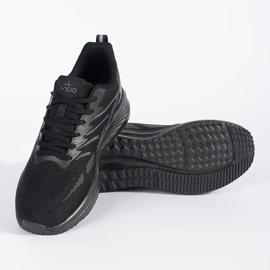 Vico Scarpe sportive in rete da uomo nere nero 2