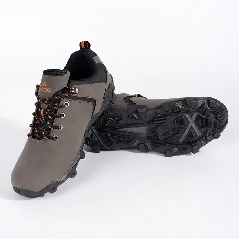 Vico Scarpe da trekking alla caviglia da uomo di colore grigio 2