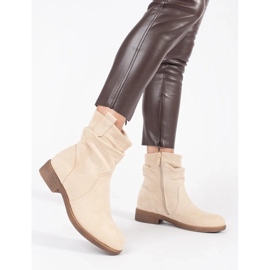 Stivali da cowboy beige da donna 2