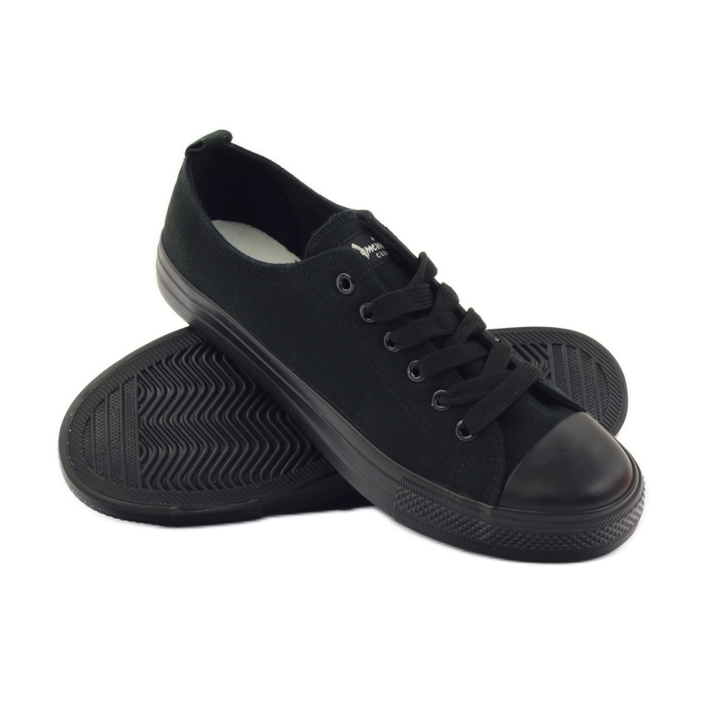American Club Sneakers nere americane nero 3