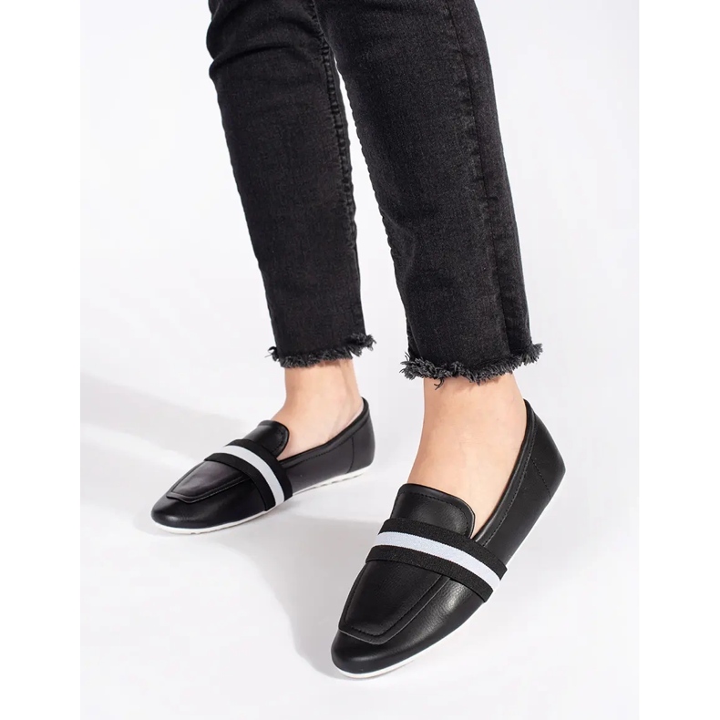 Ballerine slip-on eleganti nere nero 1