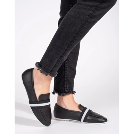 Ballerine slip-on eleganti nere nero 2