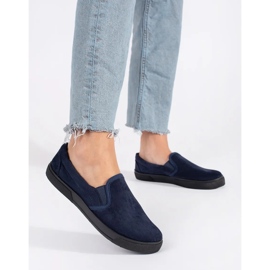 Sneakers slip-on blu navy 1