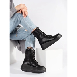 Seastar Scarpe da lavoro da donna nere con suola spessa nero 2