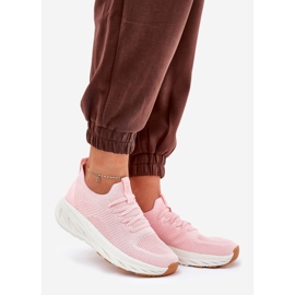 Comodi scarpe sportive femminili Big Star RR274A131 Sistema rosa hi-poolish 1