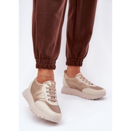 Vinceza Scarpe sportive femminili sulla piattaforma Vincez 58510 Zlotys d'oro 2