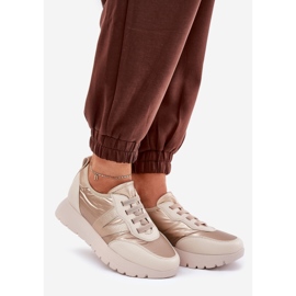Vinceza Scarpe sportive femminili sulla piattaforma Vincez 58510 Zlotys d'oro 1
