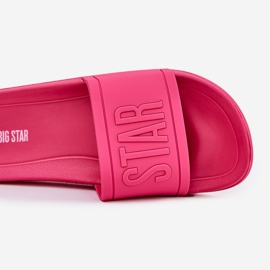 Slifori da donna Big Star NN274A668 Fucsia rosa 2