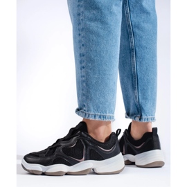 Kylie Scarpe da ginnastica nere alla moda nero 2