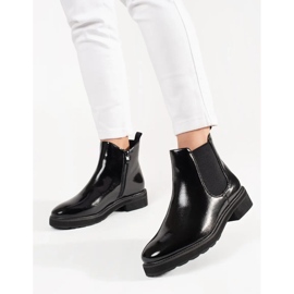 Stivali neri classici di Sergio Leone nero 1