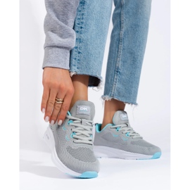Scarpe sportive sulla piattaforma DK grigio 2
