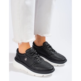 Sneakers Vinceza nere con suola spessa nero 2
