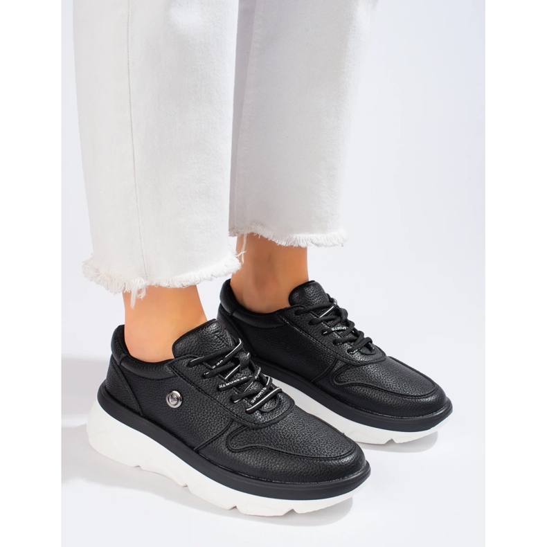 Sneakers Vinceza nere con suola spessa nero 2