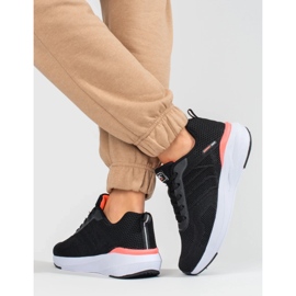 Scarpe sportive da donna in tessuto DK nere nero 2